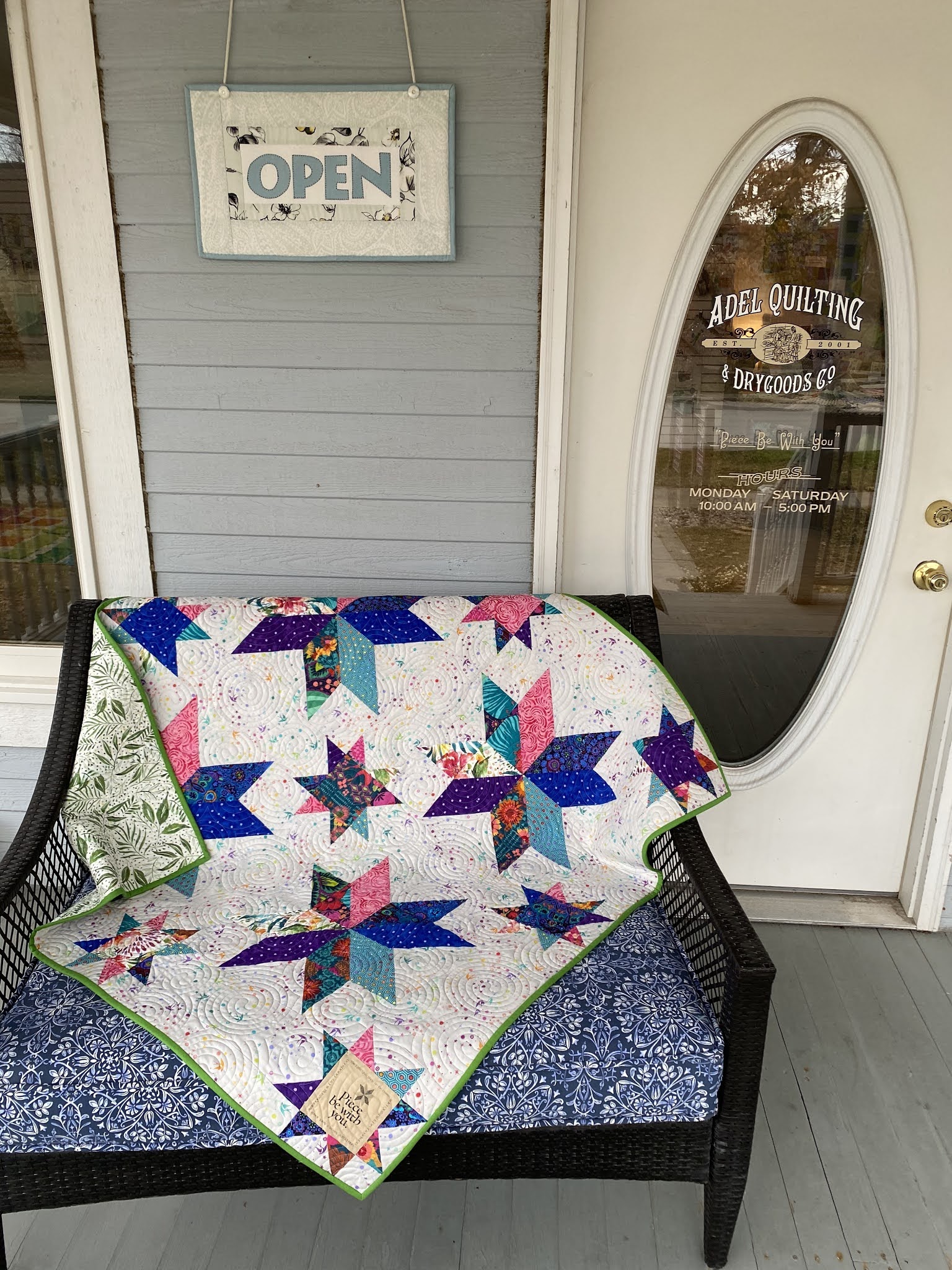 Adel Quilting & Dry Goods Co. GRAND CLOSING CELEBRATIO N