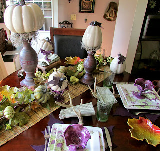 Purple Birthday Table