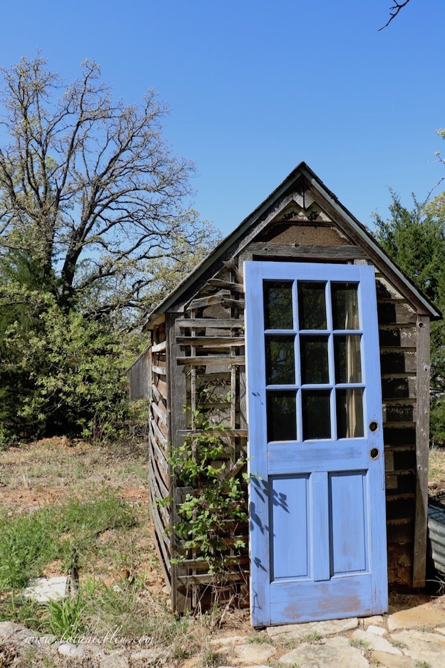 Botanic Bleu: Well House to Tool Shed | Exterior Before