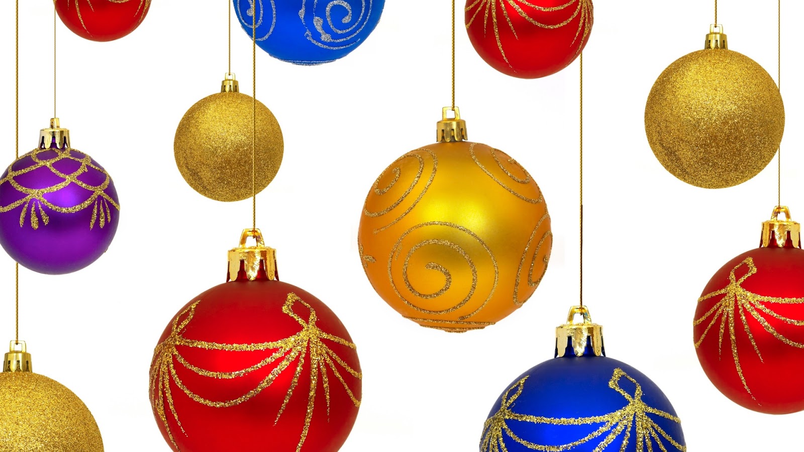 High Resolution Christmas Ornaments Wallpaper