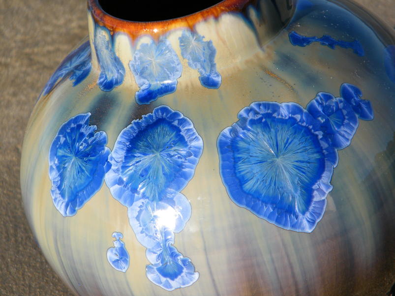 Crystalline Glazing. More hours of fun... using temperature and time to