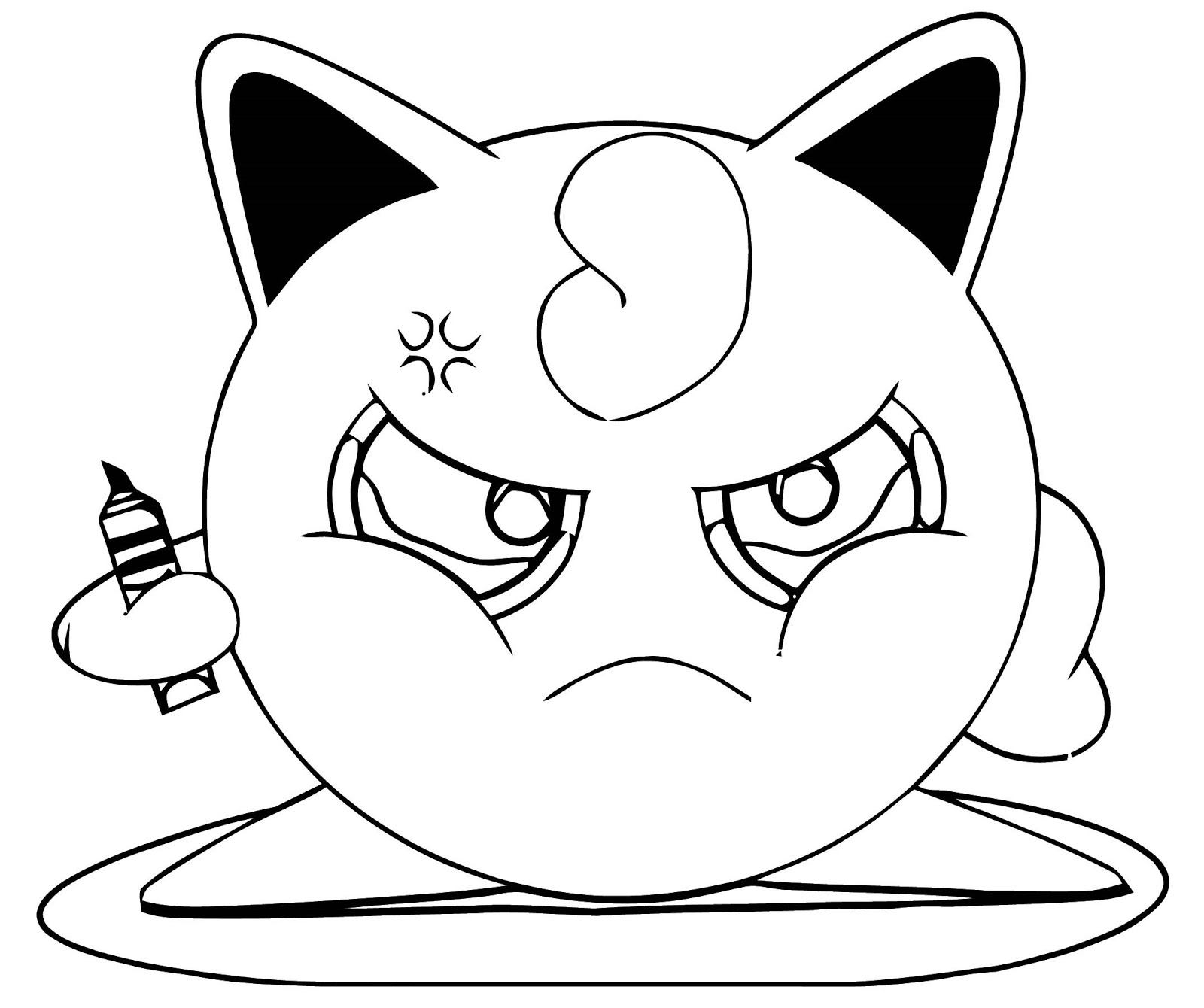 Pokemon Jigglypuff Coloring Pages to Print Free Pokemon Coloring Pages