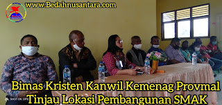 Bimas Kristen Kanwil Kemenag Provmal Tinjau Lokasi Pembangunan SMAK 1 InShot 20201007 195530149