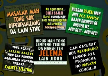 Obat STRES!! 40 Kata Kata Bijak Lucu, Konyol Bahasa Sunda | JejakSemut