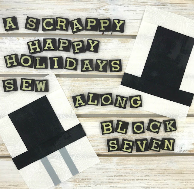 A Scrappy Happy Holidays Mystery Sew Along Month 7 by Thistle Thicket Studio. www.thistlethicketstudio.com