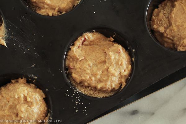 Making apple cinnamon breakfast muffins from scratch is easy!