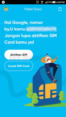 Cara Aktivasi Kartu Telkomsel By.U Supaya Bisa Cek Sisa Kuota Setelah paket kiriman kartu perdana digital pertama di Indonesia ini hingga Cara Aktivasi Kartu Telkomsel By.U Supaya Bisa Cek Sisa Kuota
