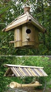 membuat sarang burung dari bambu