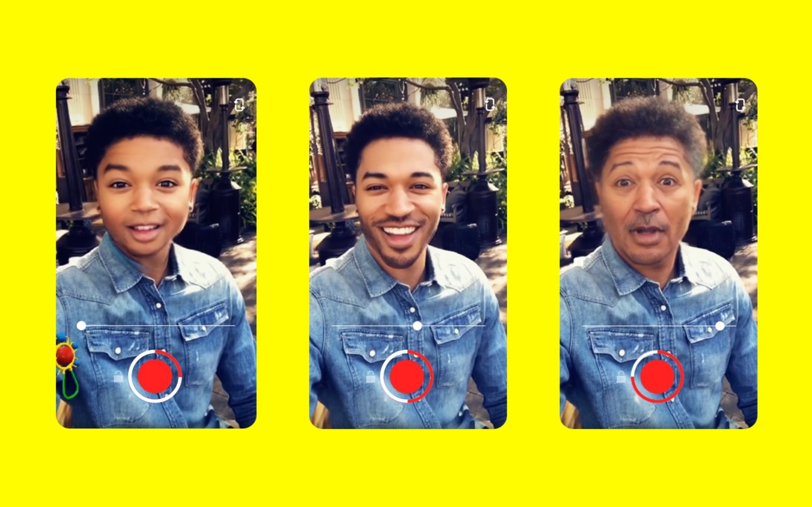 Snapchat Launches Time Machine Filter to change Face Age