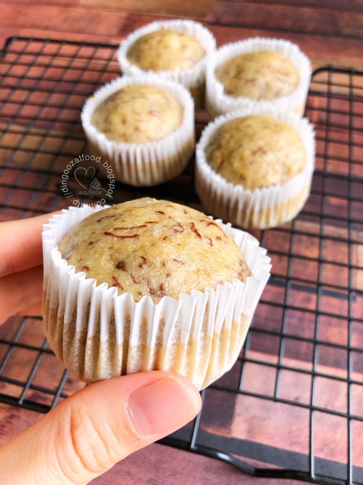 Miki's Food Archives Moist & Soft Steamed Banana Cake (Easy, No Mixer