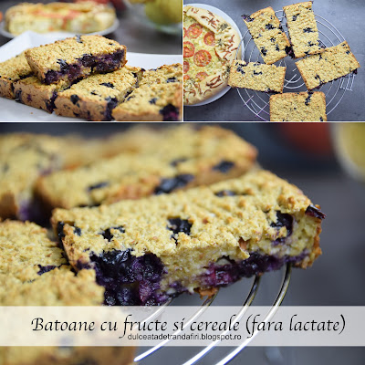 Batoane cu fructe si cereale (fara lactate)