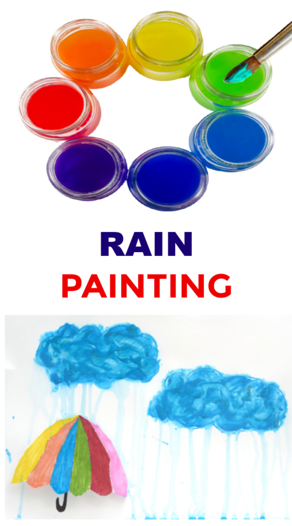 Awesome Watercolor Rainy Day Painting for Kids to Make - Projects