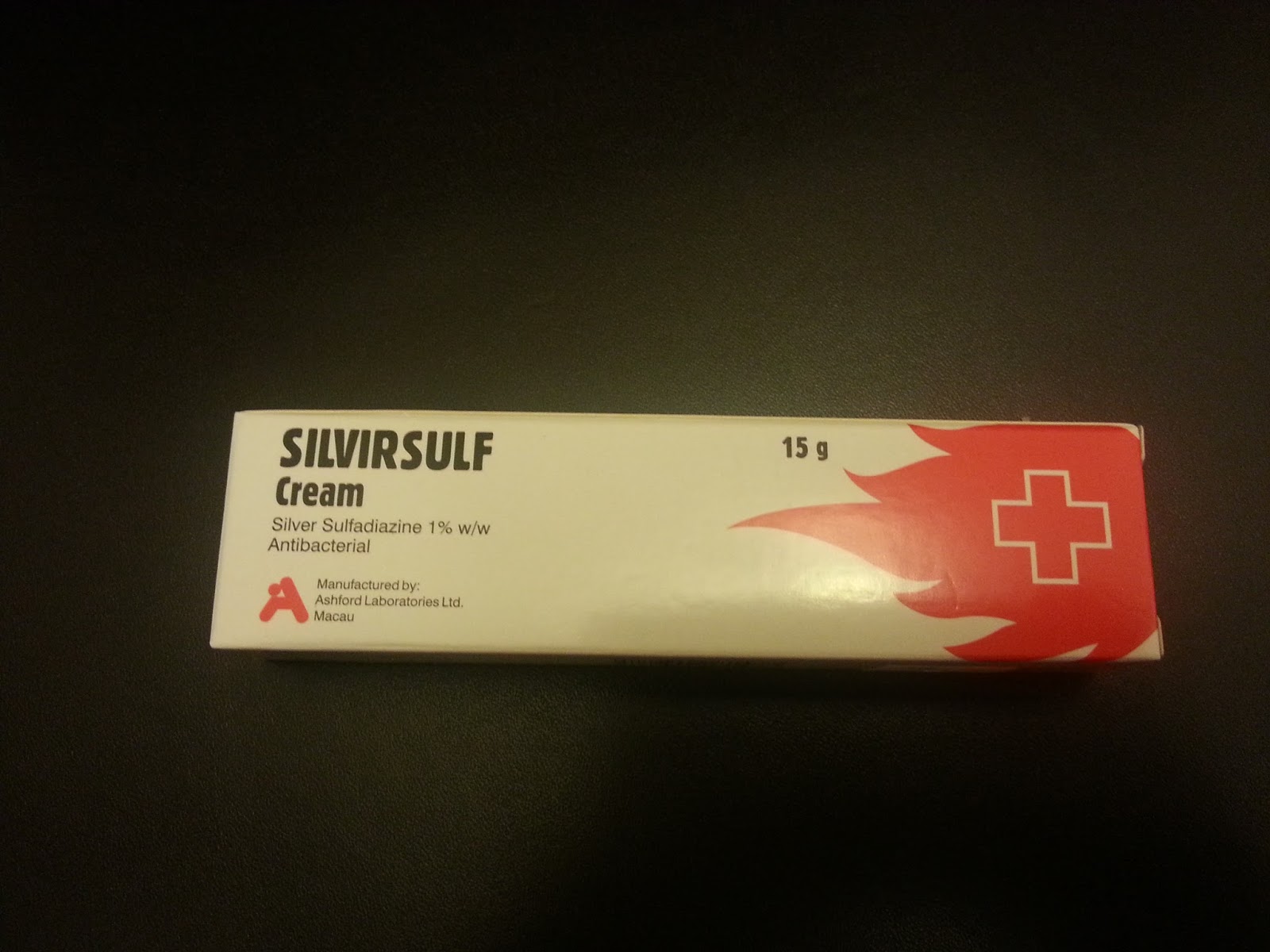 silvadene cream 燙火膏 found in HK