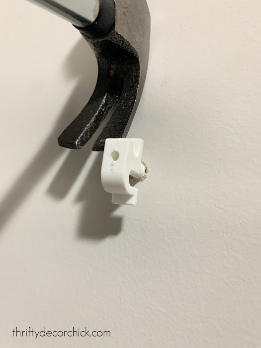 removing wire shelving hardware