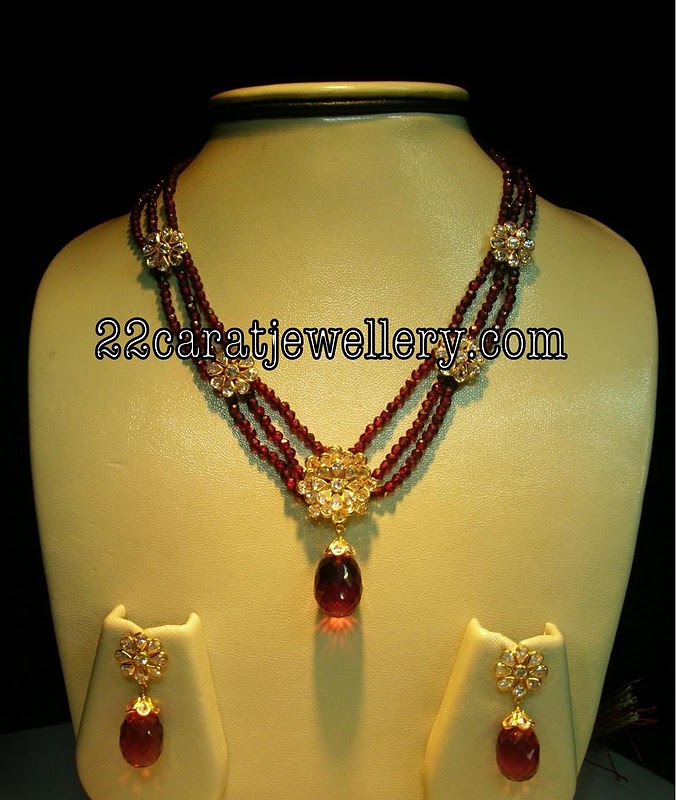 Ruby Emerald Beads Imitation Jewellery Jewellery Designs