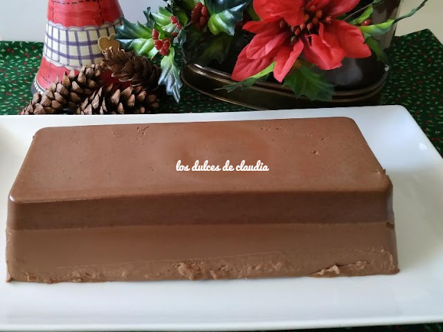 mousse de dos chocolates