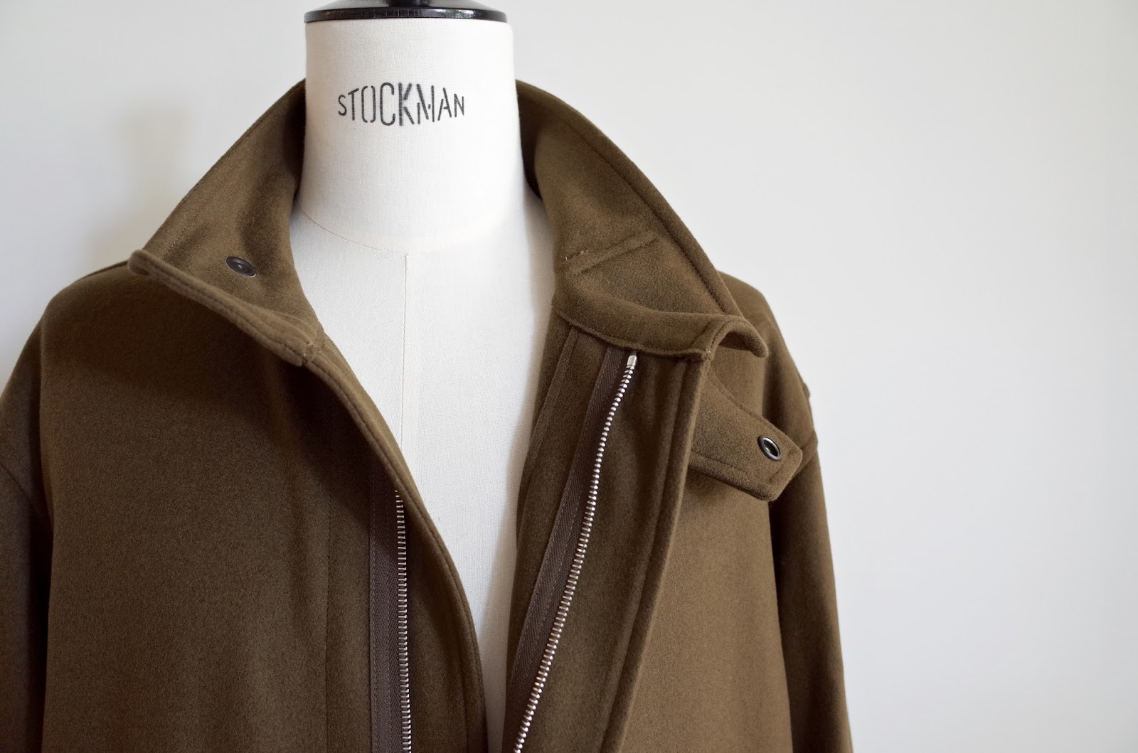 trunk COMOLI FELTON ZIP BLOUSON NOW IN STOCK