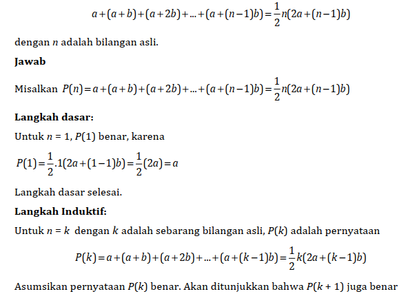 MATERI MATEMATIKA KELAS XI BAB I B.PENERAPAN INDUKSI