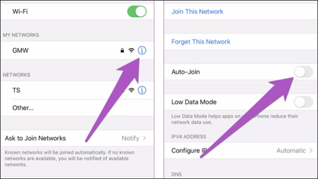 تمكين وضع الاتصال التلقائي تمكين وضع الاتصال التلقائي