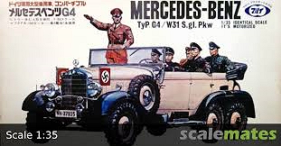 Scale models of Hitler's car ~