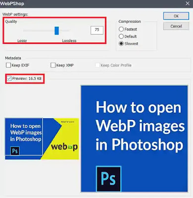 Membuka/Menyimpan Image WebP di Photoshop