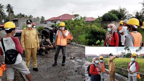 Program Padat Karya Desa Rawang Rampung 95 Persen