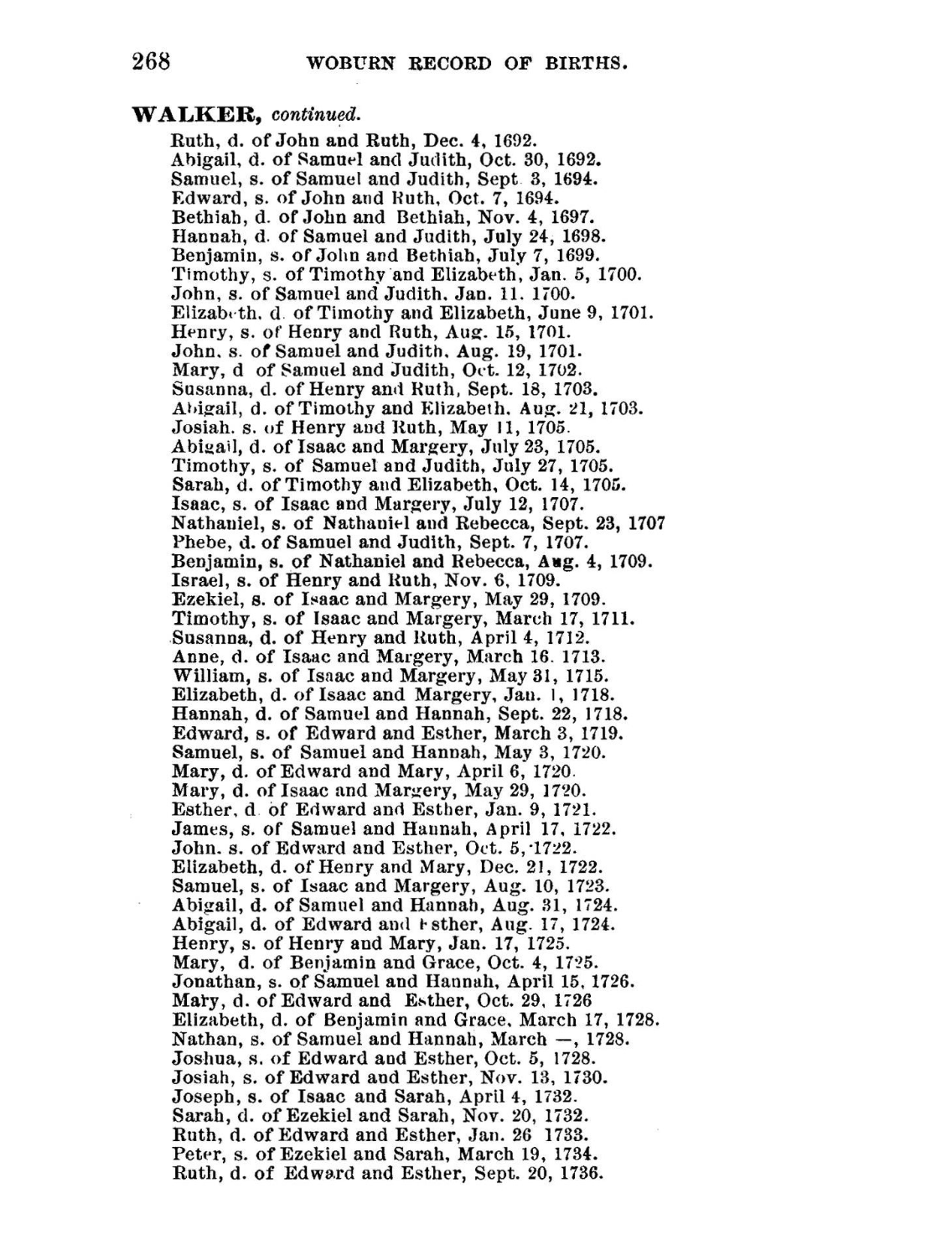 GeneaMusings Treasure Chest Thursday 1692 Birth Record of Ruth