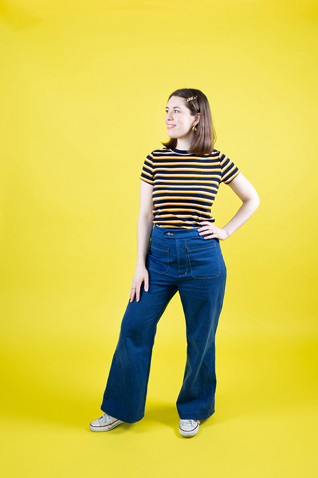 Nikki's Jessa Jeans Trousers - Tilly and the Buttons