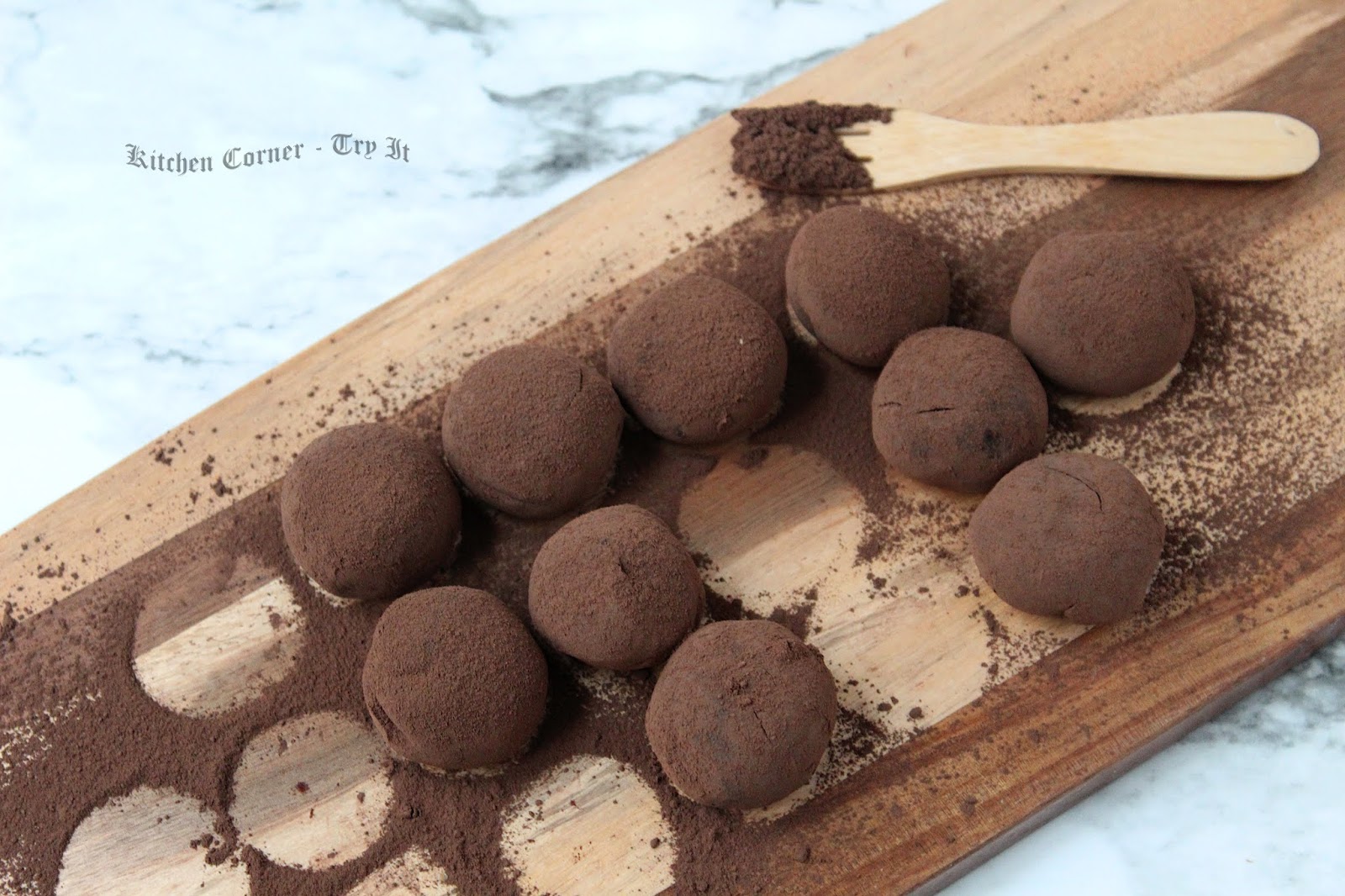 Easy Mocha Truffles/ Cafe' au Lait Truffles