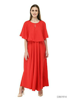 Women's Crepe Solid Maxi Dresses