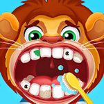 لعبة تنظيف اسنان الحيوانات