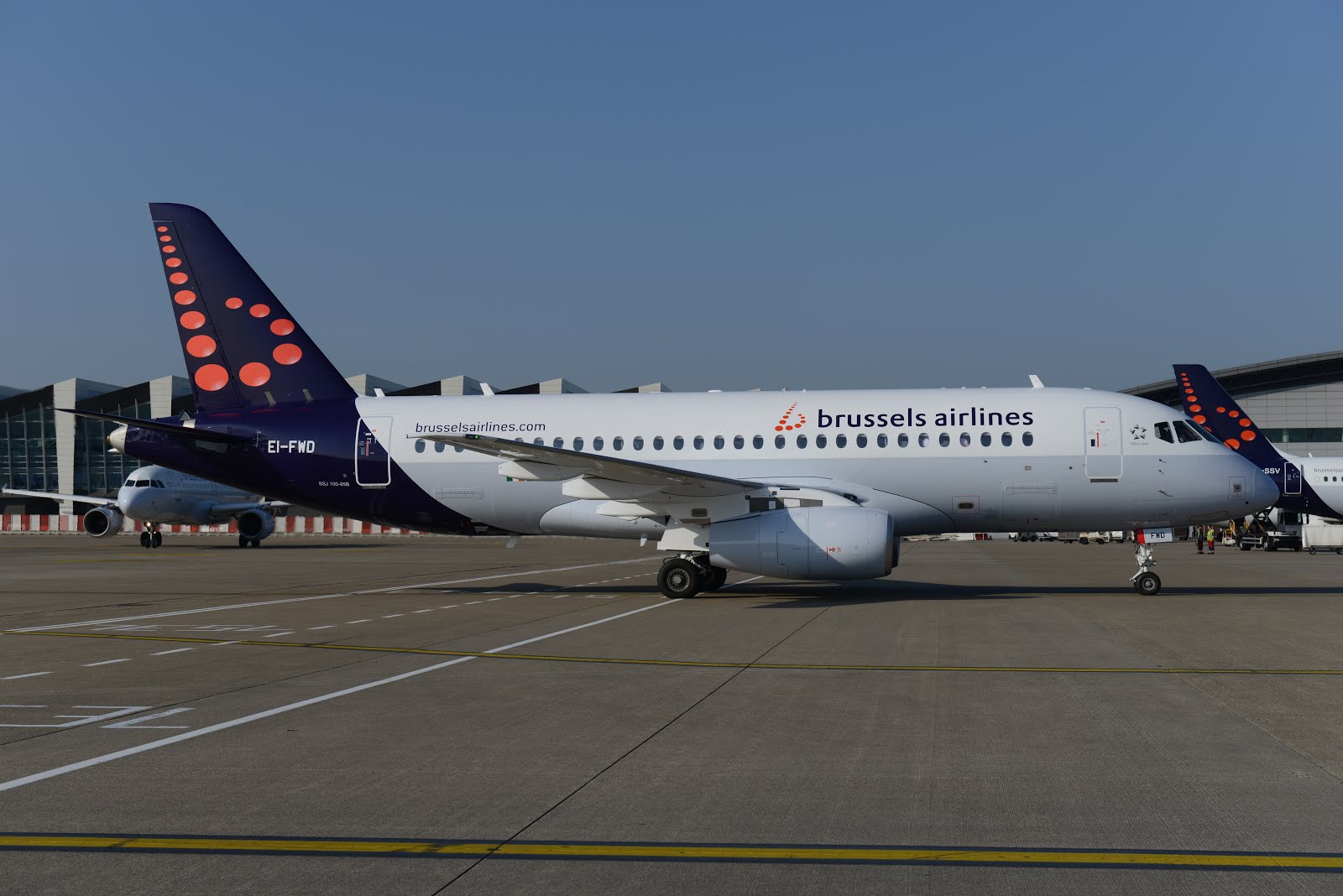 Flyingphotos Magazine News Brussels Airlines starts operating SSJ100