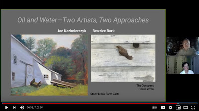 Oil and Water Two Artists Two Approaches