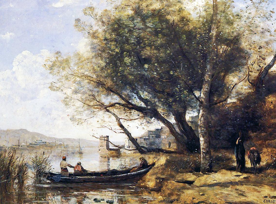 Peinture Française du 19ème Siècle: Jean-Baptiste Camille Corot (1873)