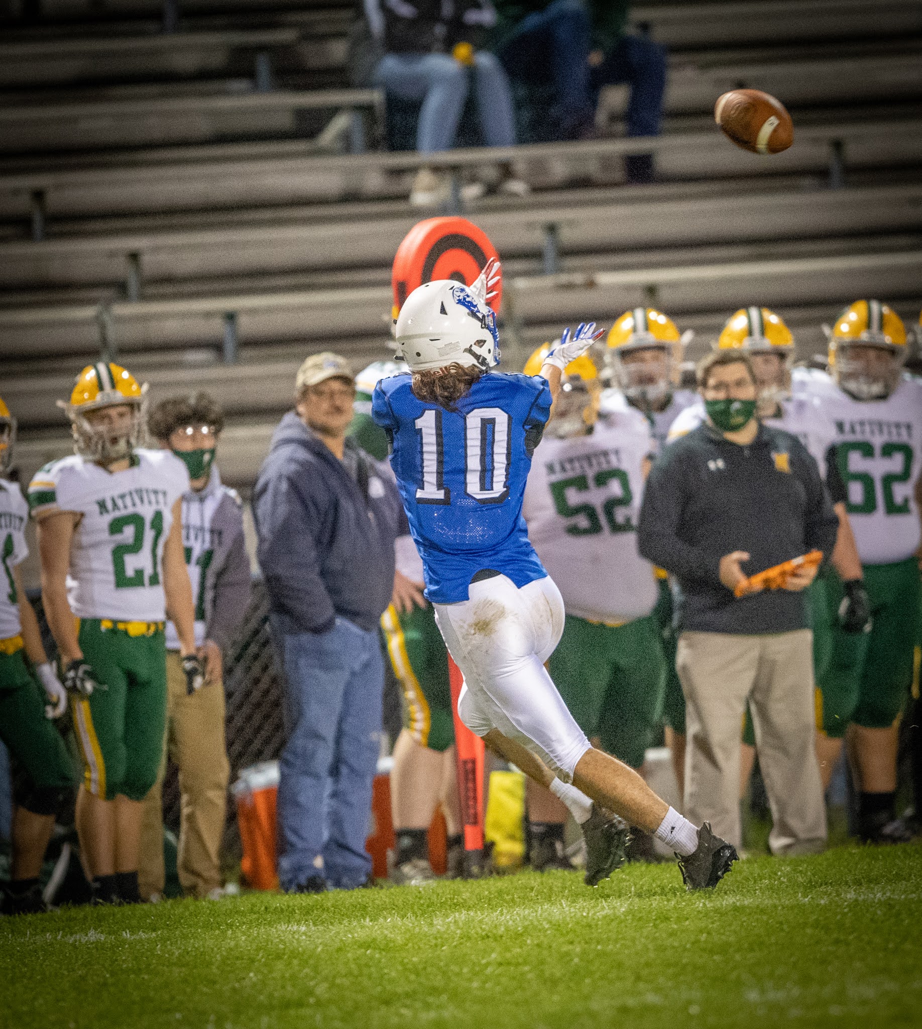 HIGH SCHOOL FOOTBALL Nativity BVM Wins the "Brawl in the Backyard