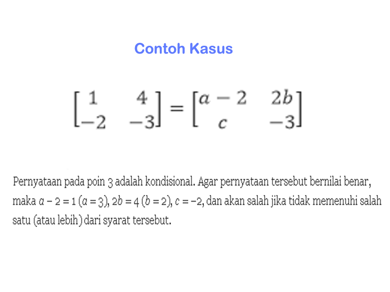 Contoh Soal Matriks Dan Pembahasannya Kelas 11