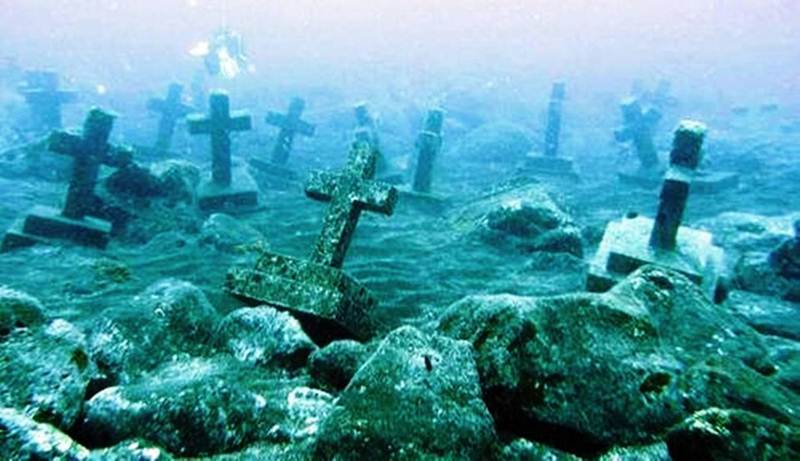The Sunken Cemetery of Camiguin Island, Philippines