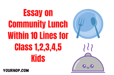 Essay on Community Lunch