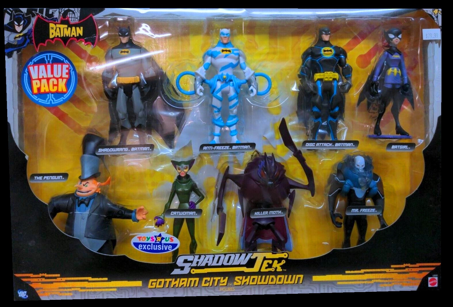 Batman Batgirl Robin Action Figures Mattel from The Batman animated Series  2004 