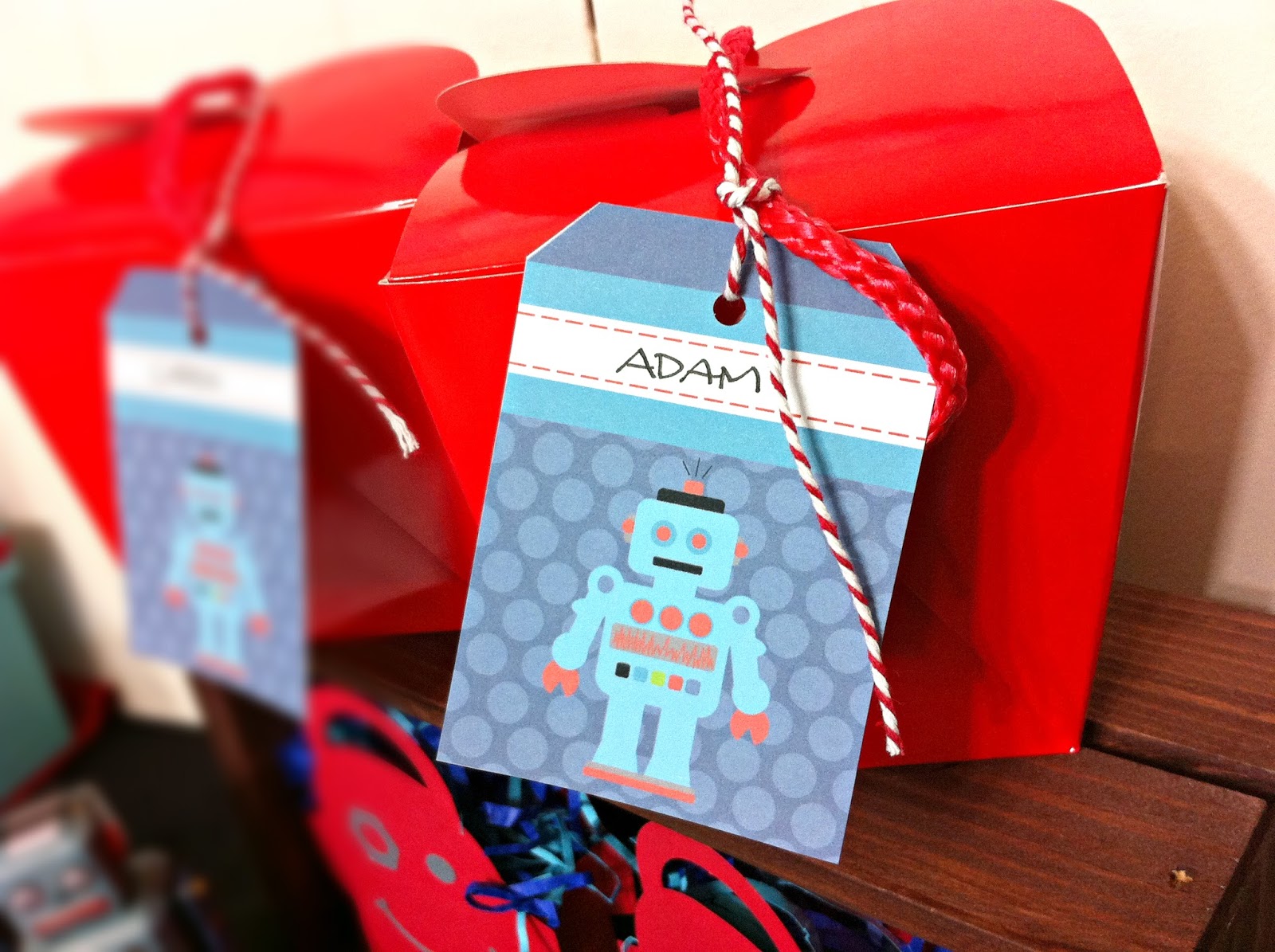 Cupcake Wishes & Birthday Dreams Awesome Retro Robot Party Ideas