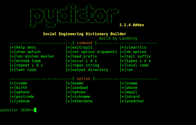 A powerful and useful hacker dictionary builder for a brute-force attack www.kumaratuljaiswal.in  or www.hackingtruth.in
