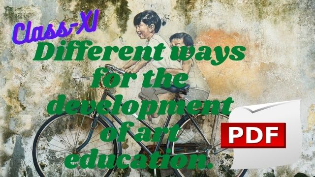 Different ways for the development of art education