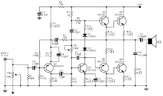 Audio power amplifier circuit- 140 W