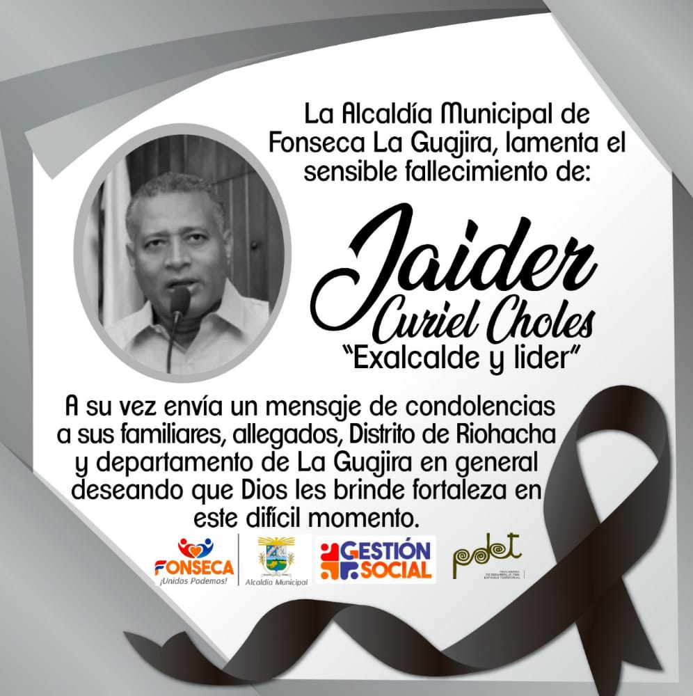 https://www.notasrosas.com/Riohacha llora la partida de su ex alcalde, Jaider Antonio Curiel Choles