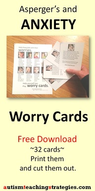 worry cards anxiety autism aspergers skills resources strategies children card game asperger social therapy awareness spectrum play cope kidlutions teaching