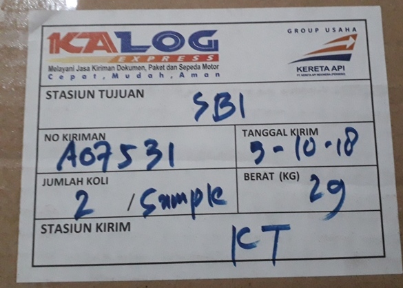 √ Contoh Resi Kalog