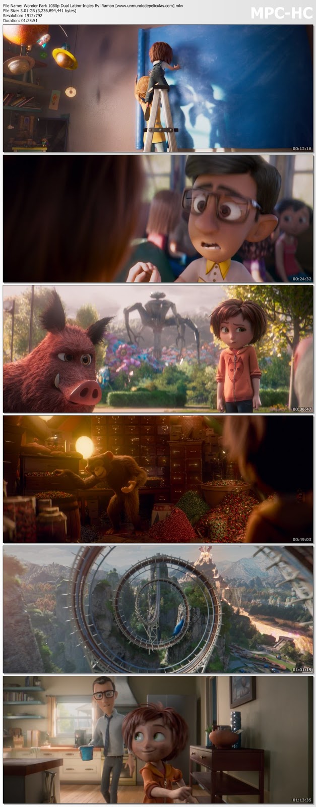 Capturas de la película.