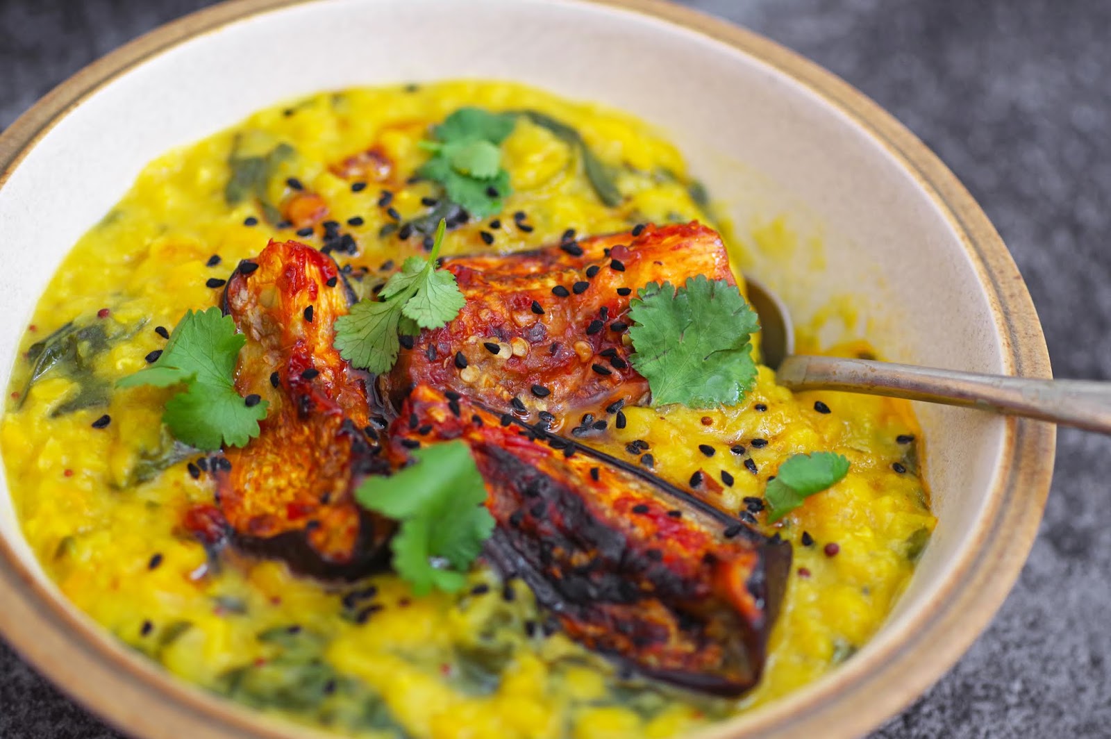 Spiced Aubergine Daal Euphoric Vegan