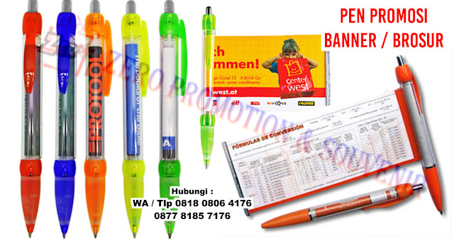 Jual Pen Promosi Banner / Brosur murah di tangerang