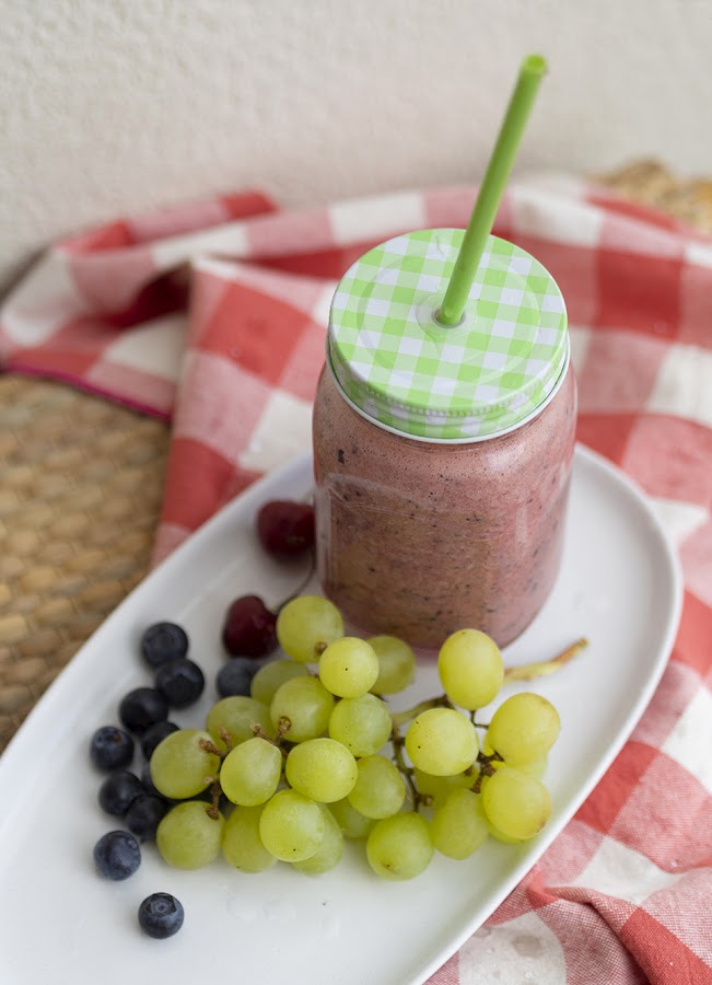 Smoothie de sandía y arándanos ¡Fresco y ligero!_4